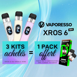 Offre Kit XROS 6 Light Colours Vaporesso