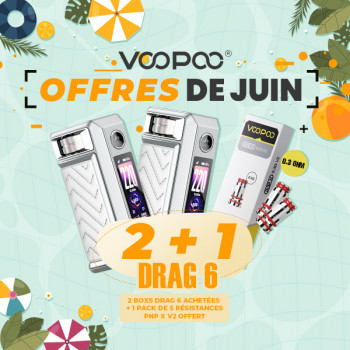 Offre Box Drag 6 Silver Voopoo