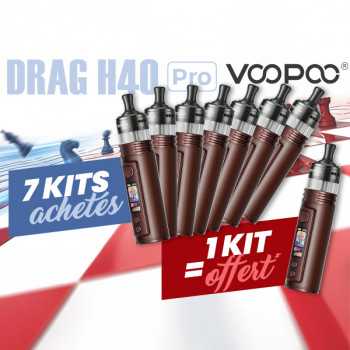 Offre Kit Drag H40 Pro Cocoa Red Voopoo