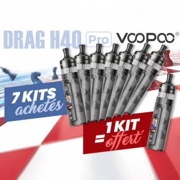 Offre Kit Drag H40 Pro Gray Metal Voopoo