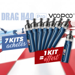 Offre Kit Drag H40 Pro Lake Blue Voopoo