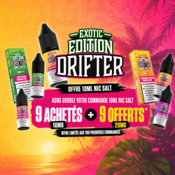 Exotic 10mL Nic Salt Offer Drifter
