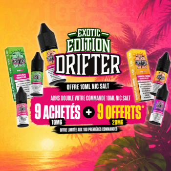 Exotic 10mL Nic Salt Offer Drifter