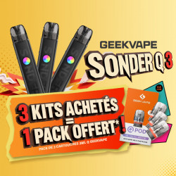 Offre Kit Sonder Q3 Beat Black Geekvape