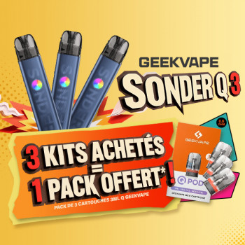 Offre Kit Sonder Q3 Beat Navy Geekvape