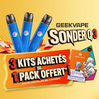 Offre Kit Sonder Q3 Vibe Blue Geekvape