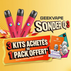 Offre Kit Sonder Q3 Vibe Red Geekvape