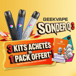 Offre Kit Sonder Q3 Mix Beat Colours Geekvape