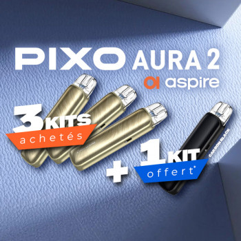 Offre Kit Pixo Aura 2 Champagne Gold Aspire