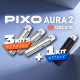 Offer Pixo Aura 2 Kit Lunar Silver Aspire