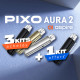 Offer Pixo Aura 2 Kit Mix Colours Aspire