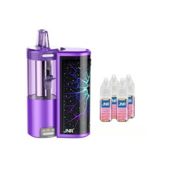Kit Meteorite 100K 1000mah 10ml (4x10ml 20mg) JNR Blueberry Raspberry Cherry