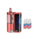 Kit Meteorite 100K 1000mah 10ml (4x10ml 20mg) JNR Blackberry red raspberry