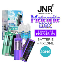 Kit Meteorite 100K 1000mah 10ml (4x10ml 20mg) JNR Blueberry Raspberry Cherry