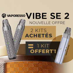 Offre Kit Vibe SE 2 Leather Grey Vaporesso