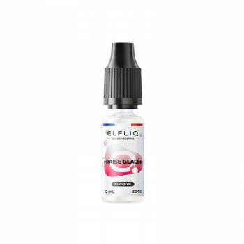 ELFLIQ Nic Salt Made In France 10ml 20mg Elfbar Fraise Glacee