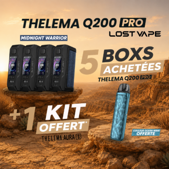 Offre Box Thelema Q200 Pro Midnight Warrior Lost Vape