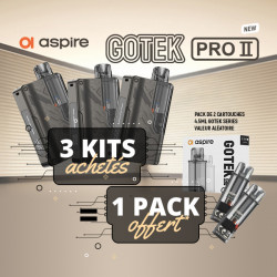 Offre Kit Gotek Pro II GunMetal Aspire