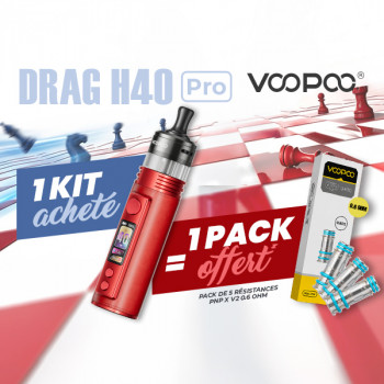 Kit H40 Pro Offer Voopoo Modern Red