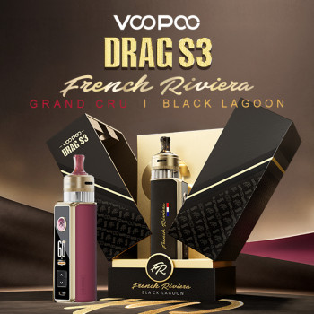 Kit Drag S3 Edition Speciale French Riviera Voopoo Black Lagoon