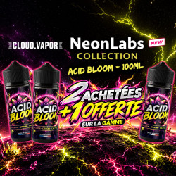 Offre Neonlabs Collection Cloud Vapor ACID BLOOM (2 purchased + 1 for free)