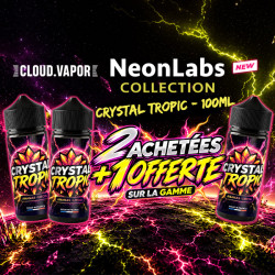 Offre Neonlabs Collection Cloud Vapor CRYSTAL TROPIC (2 purchased + 1 for free)
