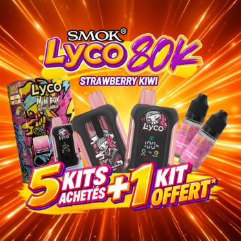 Offre Kit Lyco Mini Box 80K Strawberry Kiwi SMOK