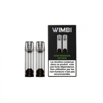 Pack de 2 Cartouches Wimbi Pod XS 20mg Wimbi Kiwi Passion Goyave