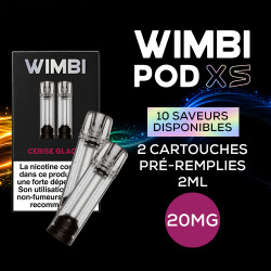 Pack of 2 Wimbi Pod XS Cartridges 20mg Wimbi