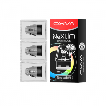 Pack of 3 Dual Mesh Nexlim cartridges (Unitech 3.0) Oxva 0.6ohm