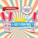 Strawberry Macaroon Offer Desserts 50mL Dinner Lady