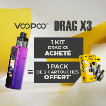 Offre Kit Drag X3 Aurora Purple Voopoo