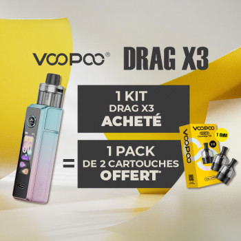 Drag X3 Kit Offer Cherry Pink Voopoo