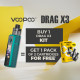 Offer Drag X3 Kit Lake Green Voopoo