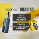 Offre Kit Drag S3 Blue Voopoo