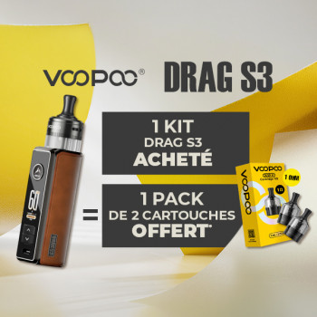 Drag S3 Kit Offer Brown Voopoo
