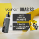 Offre Kit Drag S3 Metal Grey Voopoo