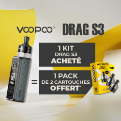 Offre Kit Drag S3 Metal Grey Voopoo