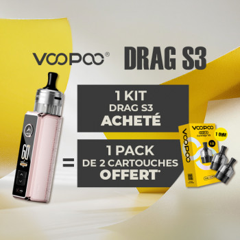 Offre Kit Drag S3 Pink Voopoo