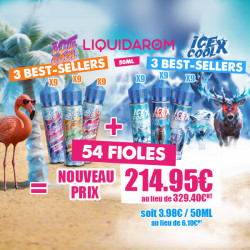 Pack Ice Cool / Ice Cool X 50mL by Liquidarom (+ Goodies)