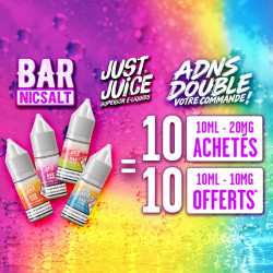 Offer New Nic Salt Bar Salt 10mL Just Juice