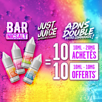 Offer New Nic Salt Bar Salt 10mL Just Juice