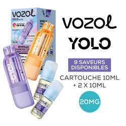 Cartouche Yolo + 2x10mL 20mg Vozol