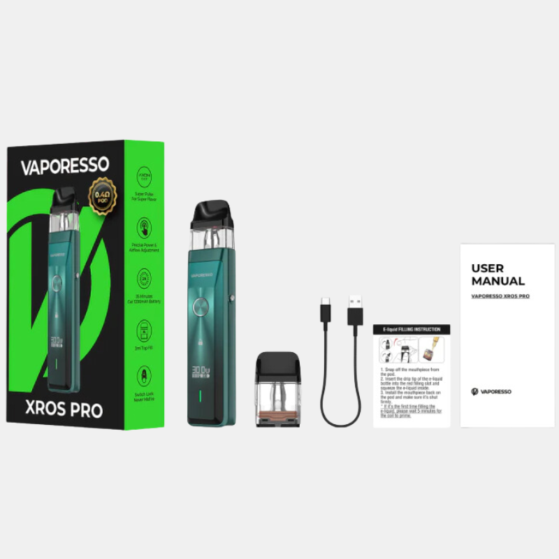 CONTENU DU KIT XROS PRO POD VAPORESSO.pn