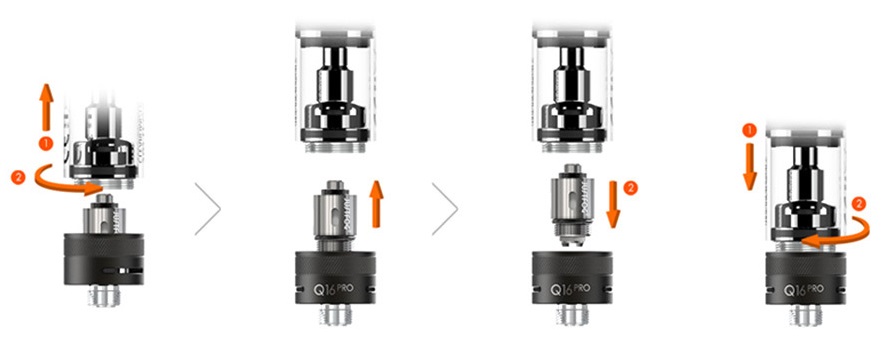 Q16pro%20coil%20change Cigarette electronique